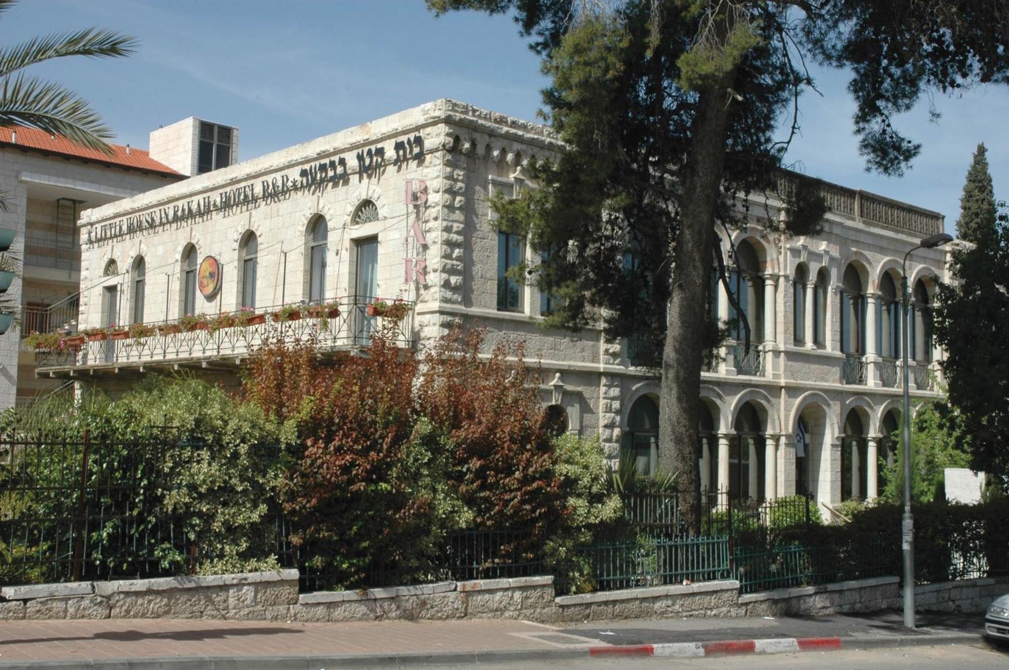 The Little House In Bakah Hotel Jerusalem Exterior photo